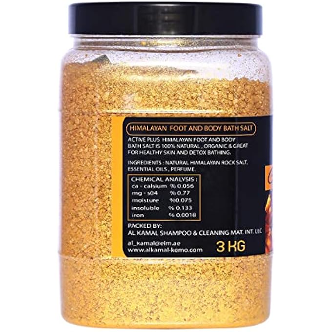 Active Plus Himalayan Foot and Body Bath Salt - Gold, 3 Kg - Image 2
